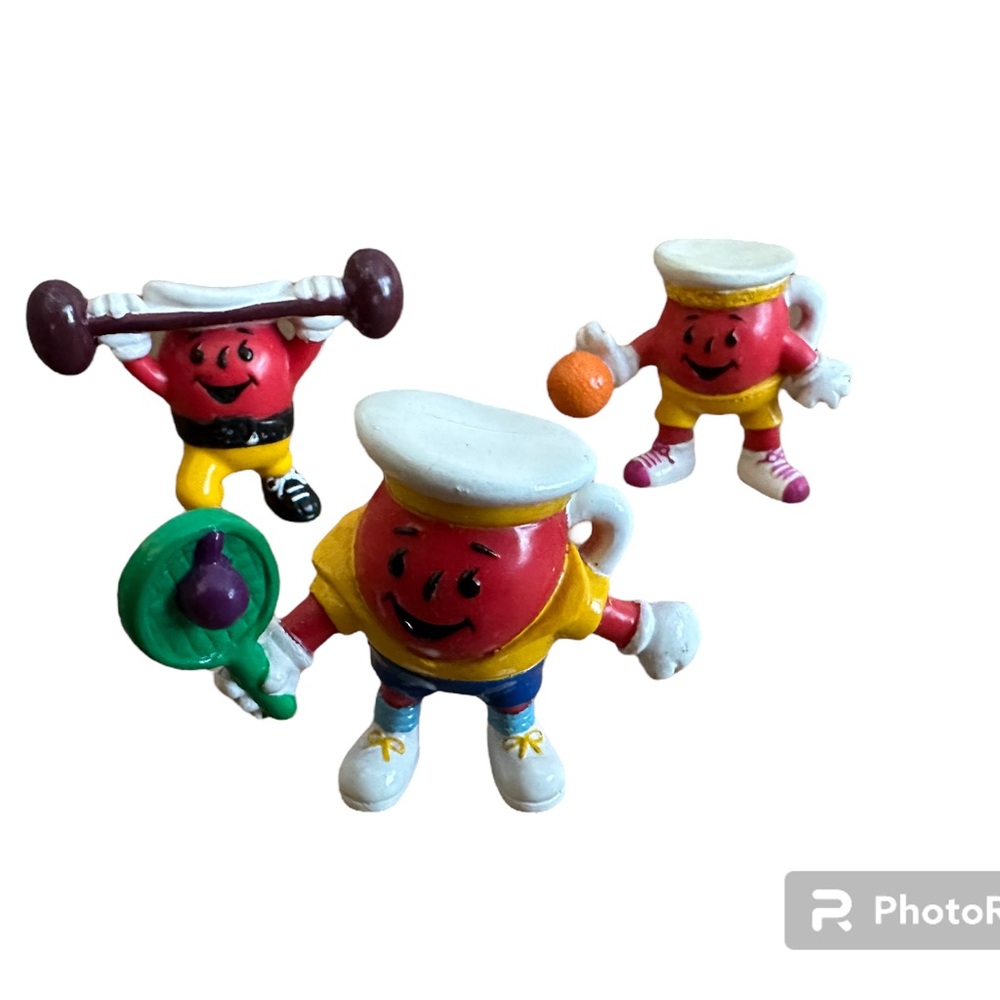 Kool Aid Man Figurines by Kraft 3 piece lot